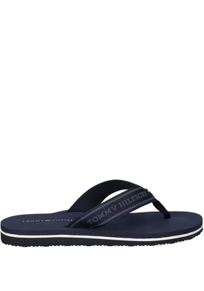 Tommy Hilfiger logo strap flip-flops - Blue