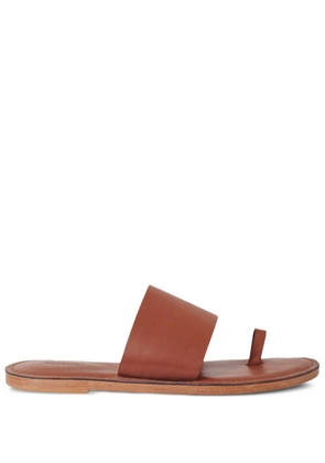 Rodebjer leather toe-ring sandals - Brown
