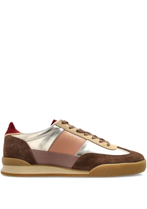 Paul Smith Dover metallic-panel sneakers - Brown