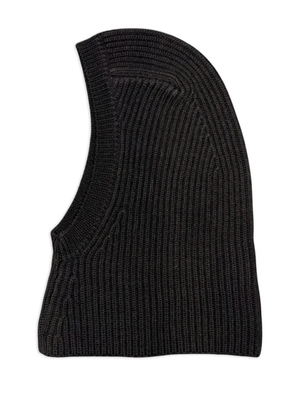 P.A.R.O.S.H. ribbed-knit balaclava hat - Black