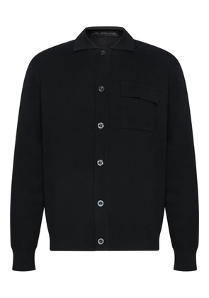 Low Brand buttoned flap-pocket cardigan - Black