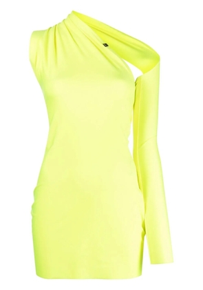 1017 ALYX 9SM cut-out asymmetric mini dress - Yellow
