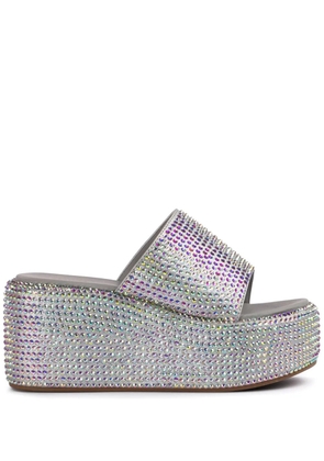 Le Silla 80mm Aiko sandals - Silver