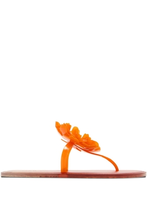 FARM Rio flower-embellished thong sandals - Orange