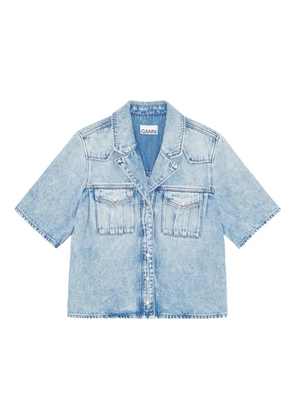 GANNI denim shirt - Blue