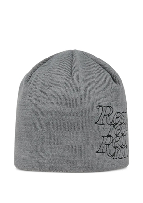 Rest&Recreation logo-embroidered beanie - Grey