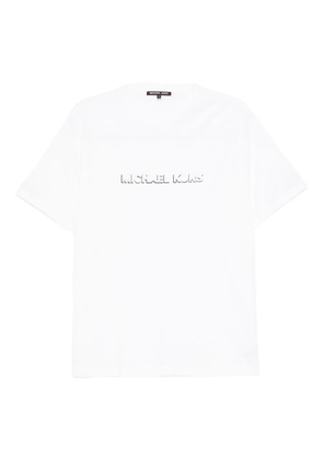 Michael Kors logo-embroidered T-shirt - White