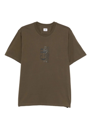 C.P. Company logo-print T-shirt - Green