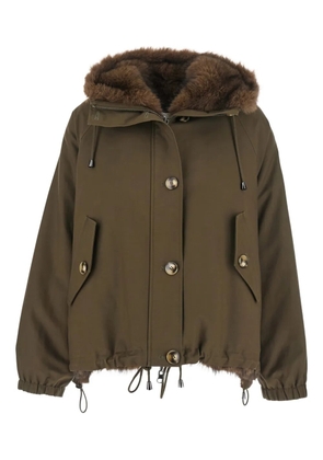 VALENTINI 1972 reversible hooded parka - Green