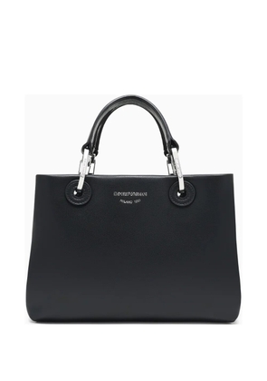Emporio Armani MyEA top-handle leather bag - Black