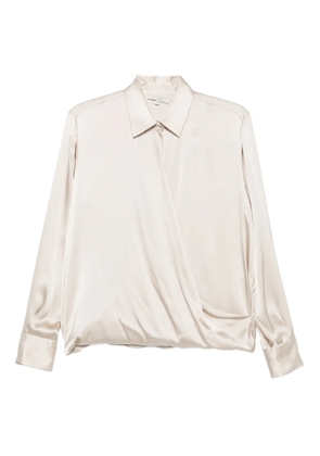 Antonelli wrap shirt - Neutrals