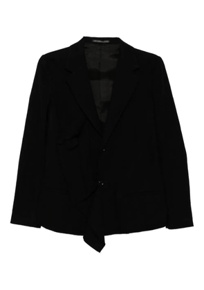 Y's draped blazer - Black