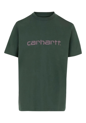 Carhartt WIP logo-print cotton T-shirt - Green