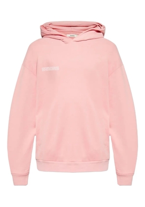 Pangaia text-print hoodie - Pink