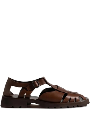 Hereu leather sandals - Brown