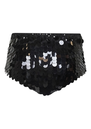 P.A.R.O.S.H. sequin-embellished shorts - Black