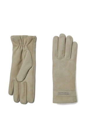 Peserico suede gloves - Green