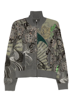 JNBY patterned elements cardigan - Grey