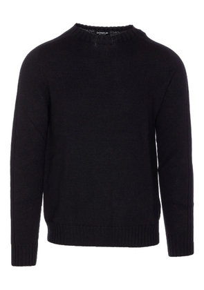 DONDUP crew neck wool sweater - Black