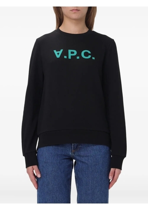 A.P.C. logo sweatshirt - Black