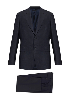 Brioni single-breasted wool suit - Blue