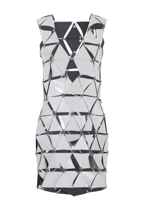 Rabanne Assembly mini dress - Silver