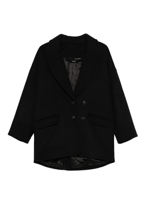Isabel Benenato double-breasted coat - Black