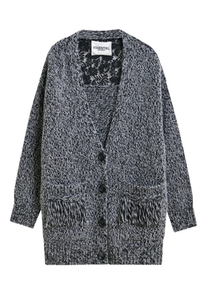 Essentiel Antwerp lace-insert cardigan - Black