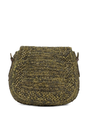 IBELIV raffia-crochet cross bag - Green