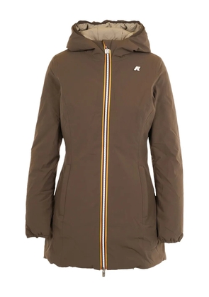 K-Way Denise reversible-design parka coat - Green