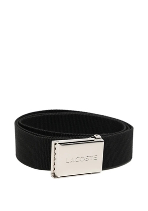 Lacoste Engraved Buckle belt - Black