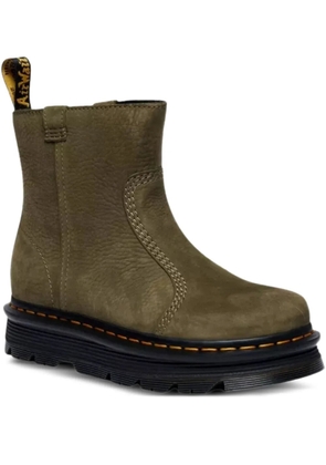 Dr. Martens leather platform boots - Green