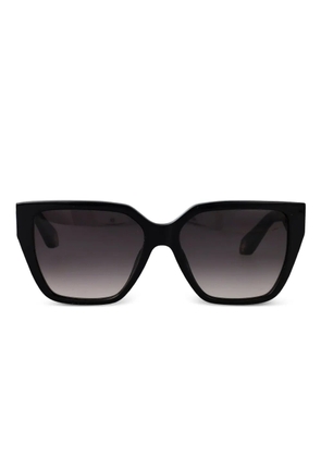 Roberto Cavalli logo-plaque geometric sunglasses - Black