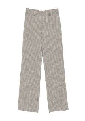 MSGM logo-patch trousers - Neutrals