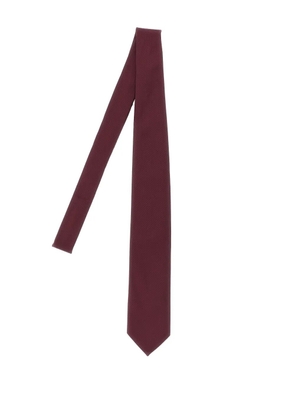 Pal Zileri ribbed silk tie - Red