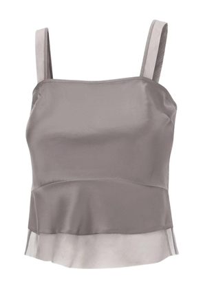 The Garment sleeveless silk top - Grey