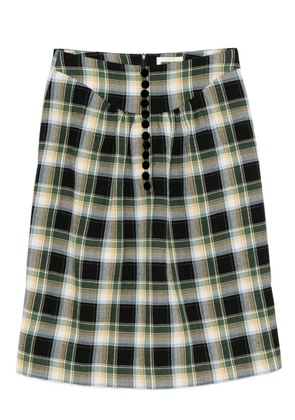 SHUSHU/TONG plaid shirt - Black