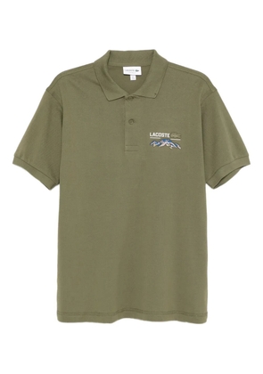 Lacoste logo-embroidered polo shirt - Green