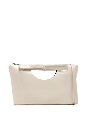 Studio Amelia cut-out bow clutch bag - Grey