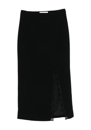 Roland Mouret lace-insert pencil skirt - Black