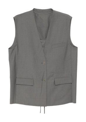 LESS blazer vest set - Grey