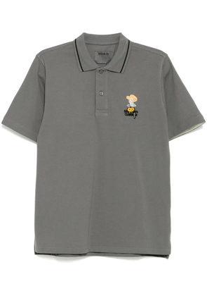 Musium Div. embroidered polo shirt - Grey