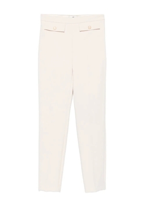 Elisabetta Franchi button-detailed trousers - Neutrals