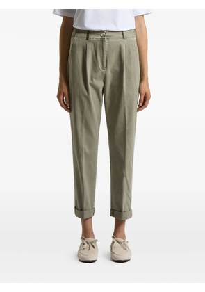 Peserico pleated elastic-waist trousers - Green