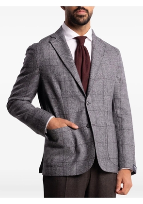 Barba Easy checked blazer - Grey
