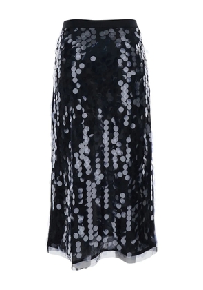 Semicouture Iris sequin-embellished skirt - Black