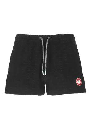 Casablanca monogram terry-cloth shorts - Black
