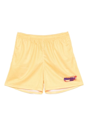 BLUE SKY INN logo-print soccer shorts - Yellow