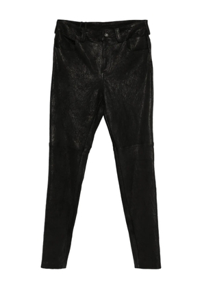 Salvatore Santoro sheepskin trousers - Black