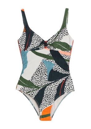 Lygia & Nanny Roberta printed swimsuit - Black